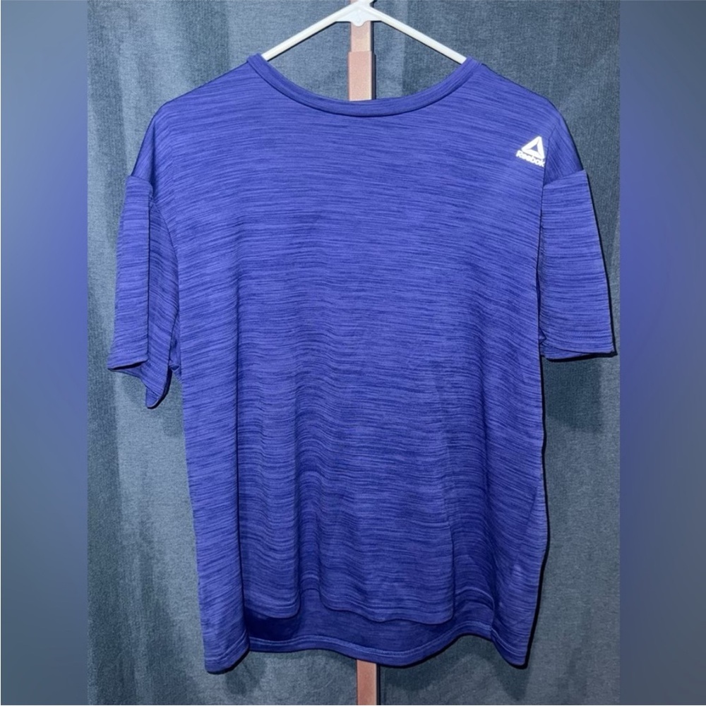 Reebok Blue Athletic T-Shirt Mens size L - Picture 1 of 3